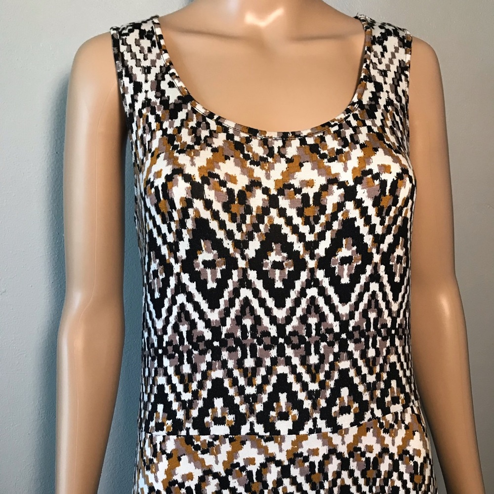 Cable & Gauge Women's Dress Size S A-LIne Lightweight Pullover Scoop Neck Midi